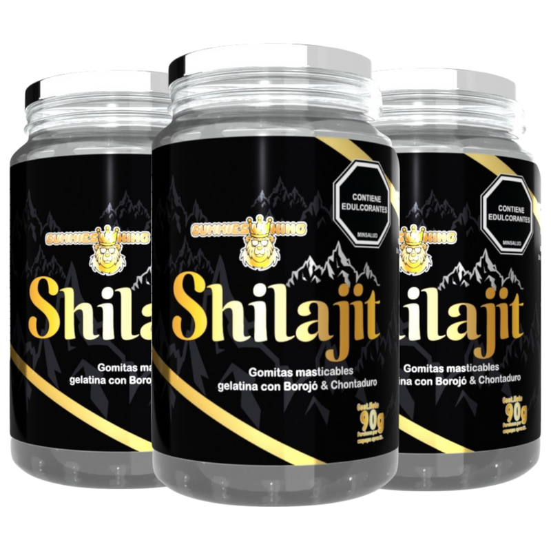 Shilajit® Gomas Puro Recomendado Importado Envase de 30 Und