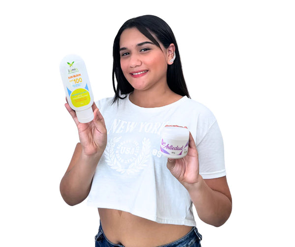 ¡Protección Total y Rejuvenecimiento! Kit ZAMIA: Protetor Solar SPF 100 y Crema Antiedad