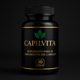 CapilVita – Suplemento Anticaída Capilar Natural | Fortalece y Estimula el Crecimiento del Cabello (30 cápsulas)